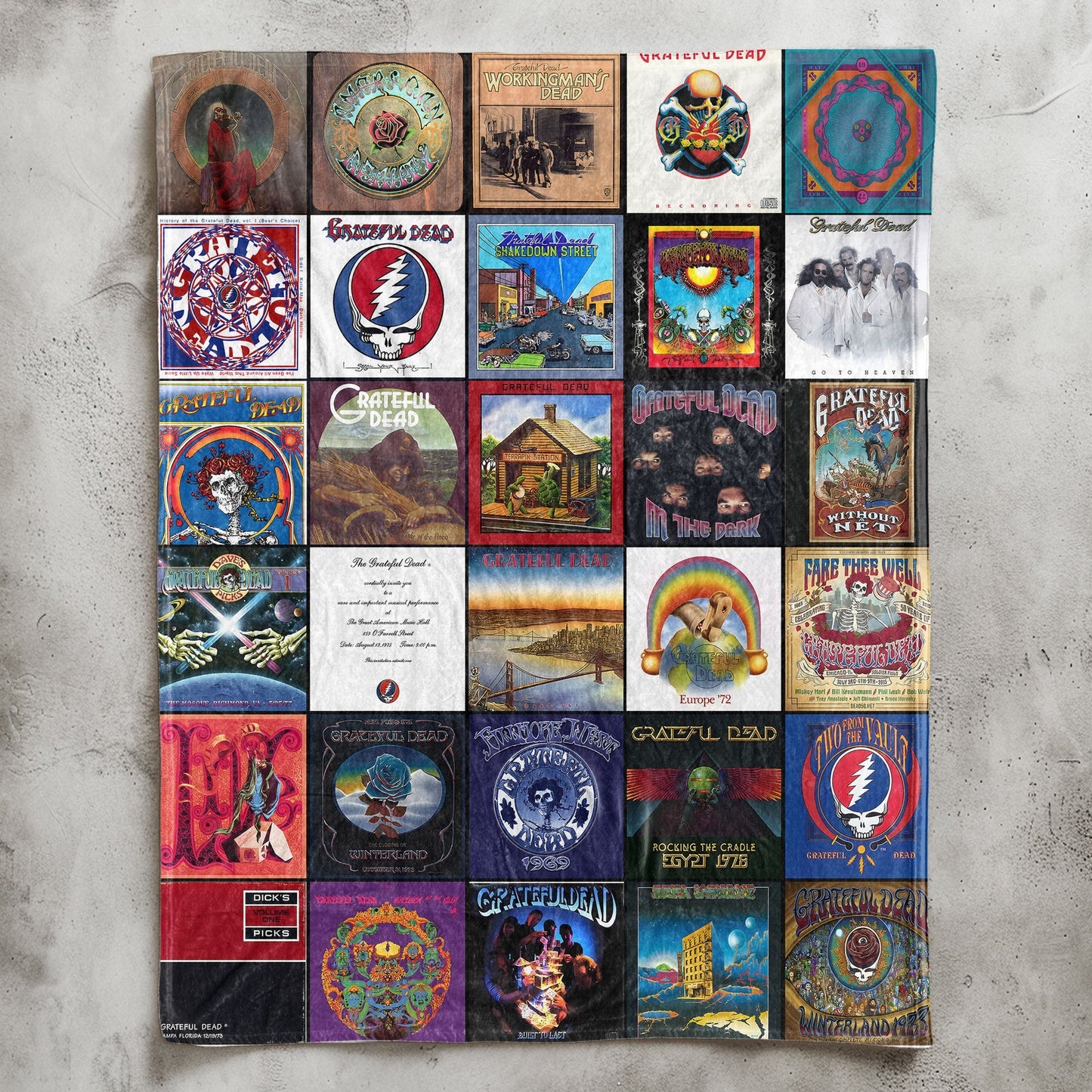 GRFD Album Blanket – A Psychedelic Journey in Every Stitch