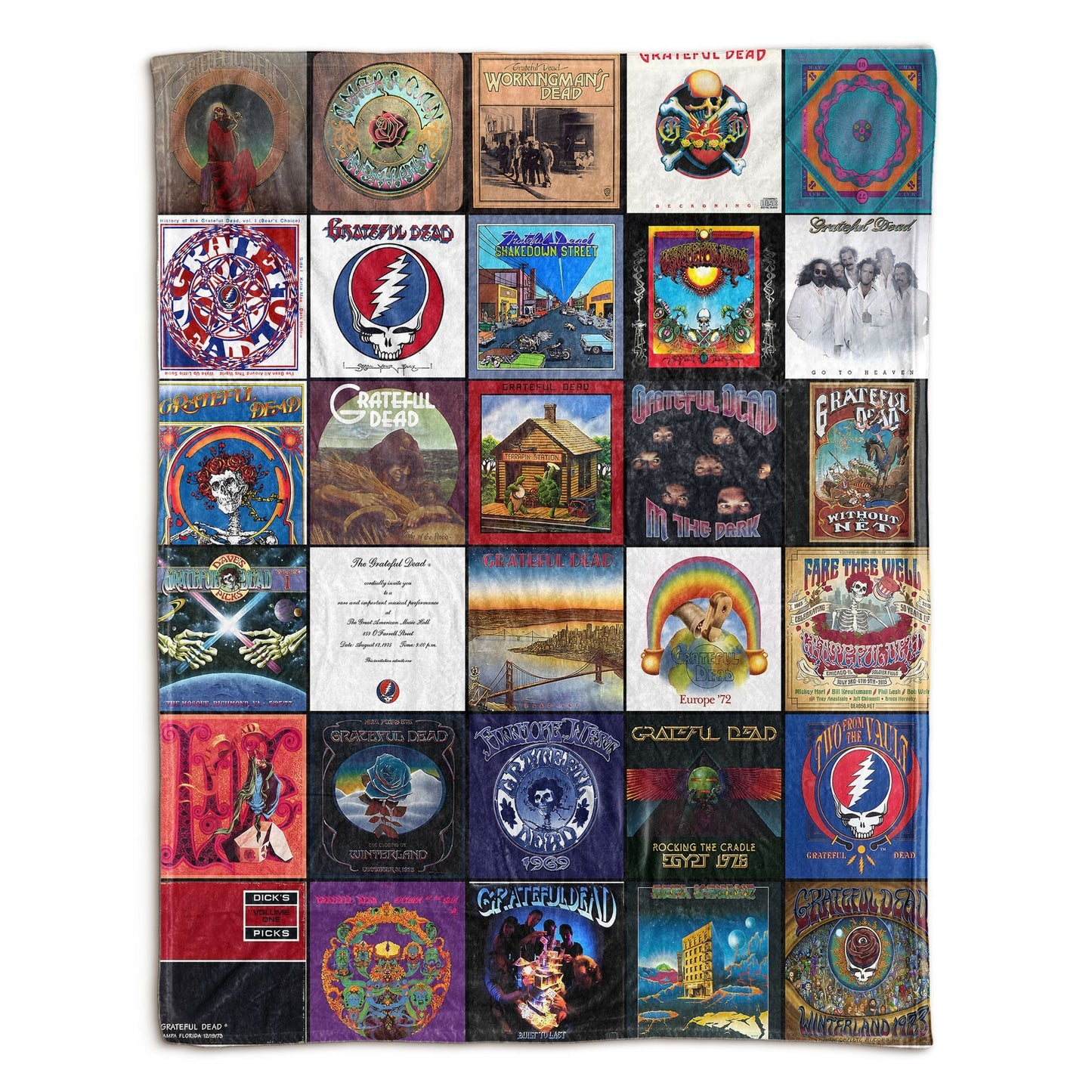 GRFD Album Blanket – A Psychedelic Journey in Every Stitch