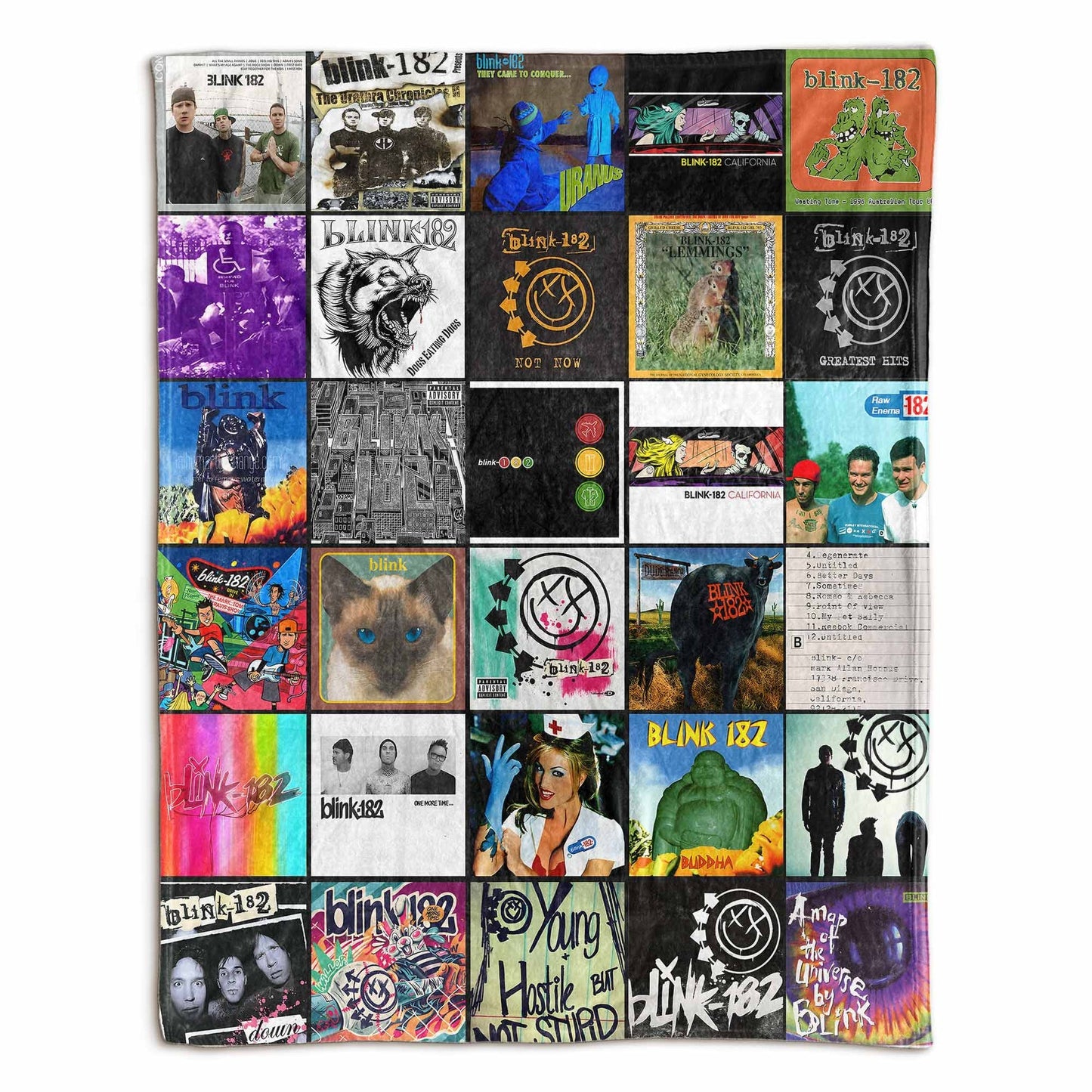 BLK.182 Album Blanket – Pop-Punk Comfort for True Fans