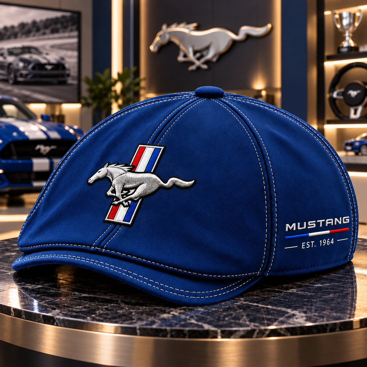 FRD Mustng Ivy Cap , Racing Flat Cap