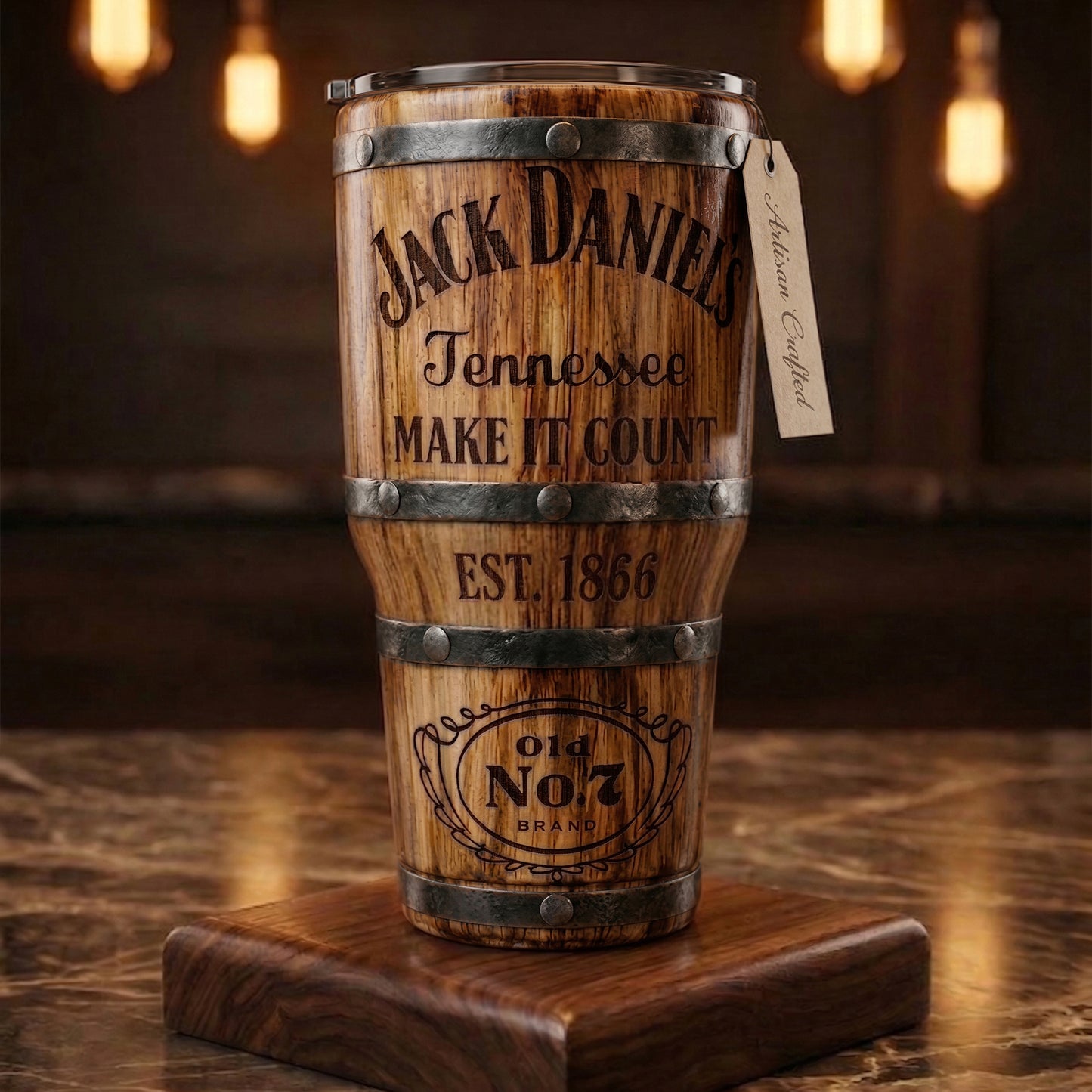 Jack Dani EST. 1866 Insulated Tumbler 30oz V11 , Jack Dani Tumbler 40oz