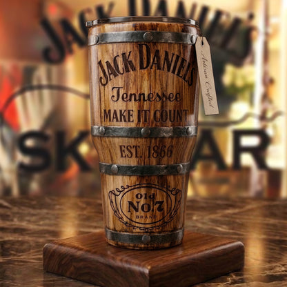 Jack Dani EST. 1866 Insulated Tumbler 30oz V11 , Jack Dani Tumbler 40oz