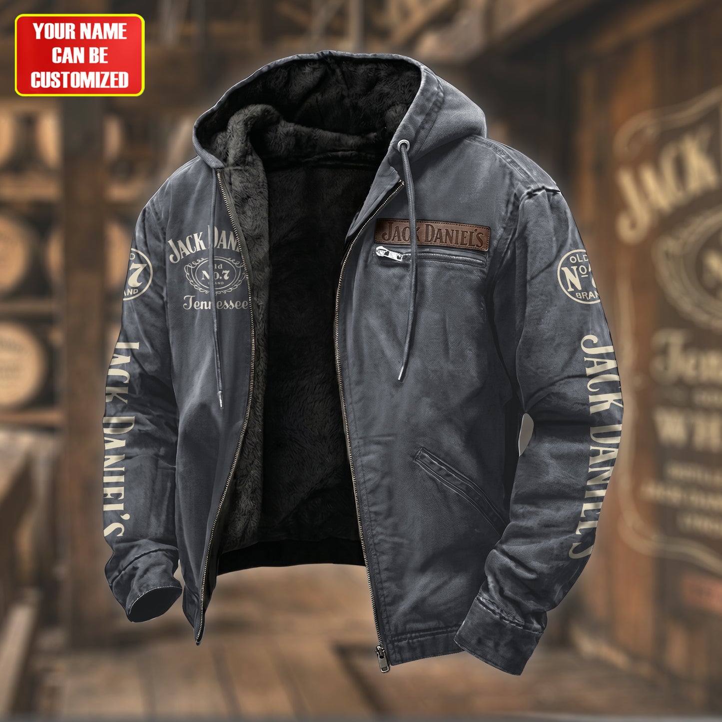 Personalized Jack Dani Old No.7 Brand Fur lining Paddle Jacket V2