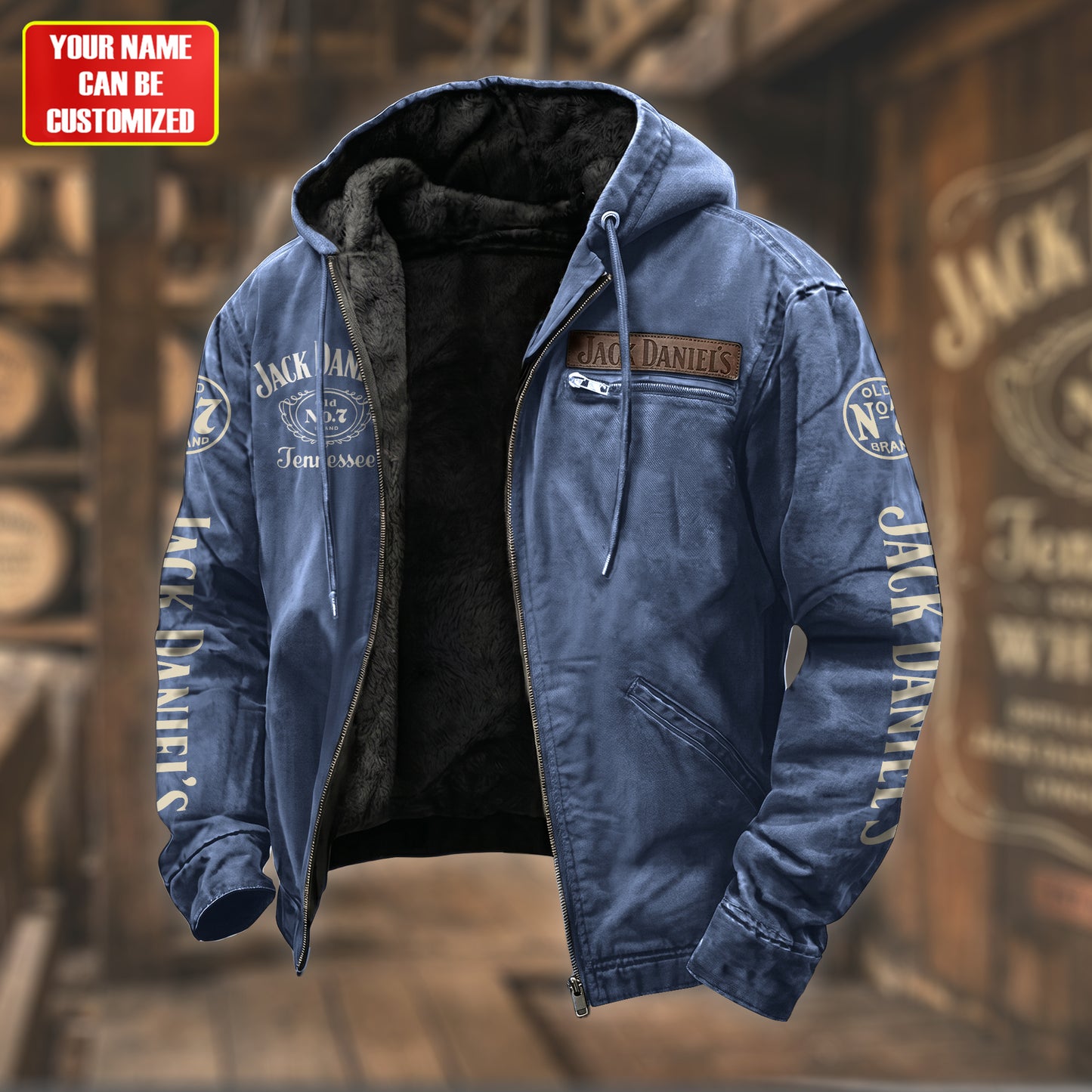 Personalized Jack Dani Old No.7 Brand Fur lining Paddle Jacket V2