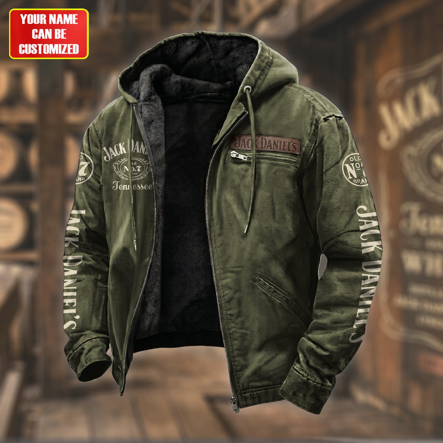 Personalized Jack Dani Old No.7 Brand Fur lining Paddle Jacket V2