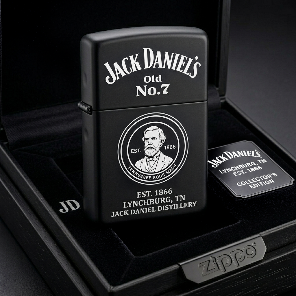 Jack Dani Old No.7 Brand Zippo Lighter V4