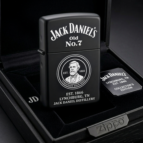 Jack Dani Old No.7 Brand Zippo Lighter V4