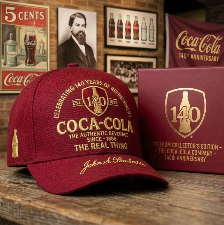 Cola 140TH Anniversary Cap V2 , Cola Luxury Cap