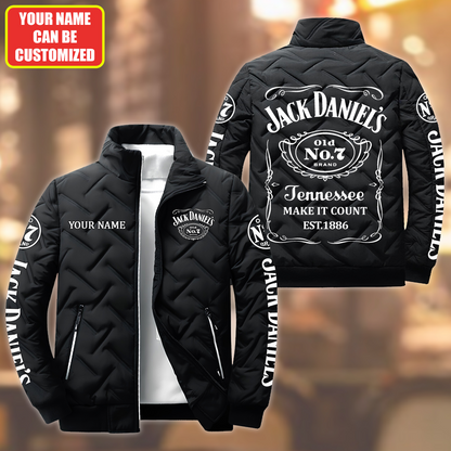 Personalized Jack Dani Old No.7 Brand Puffer Jacket V3