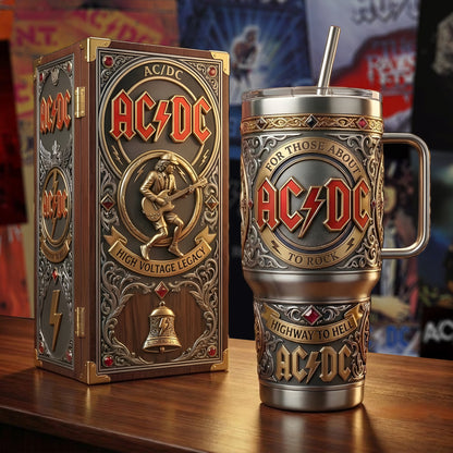 AC Highway To Hell Insulated Tumbler 30oz , AC Tumbler 40oz