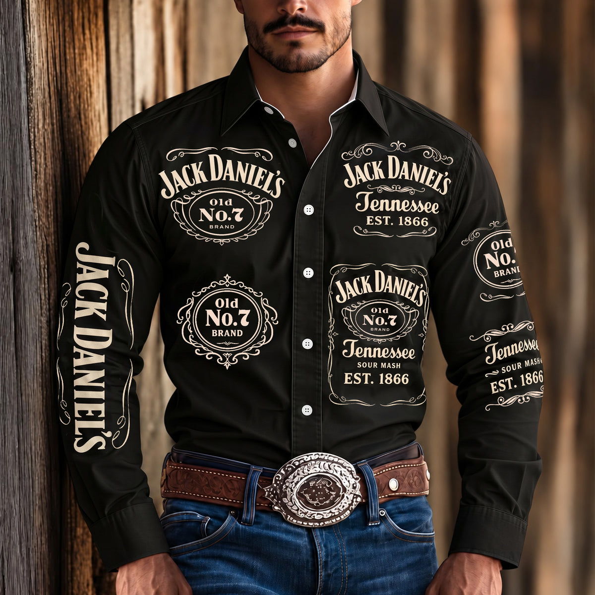 Jack Dani EST. 1866 Vintage Western Button-Up Shirt
