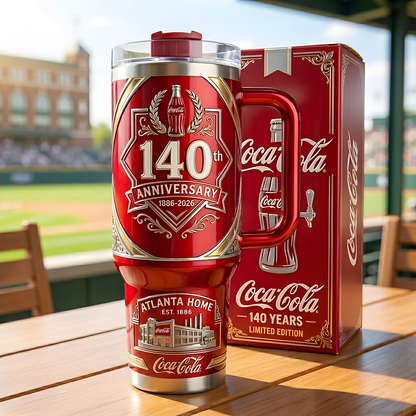 Cola 140TH Anniversary Insulated Tumbler 30oz V13, Cola Tumbler 40oz