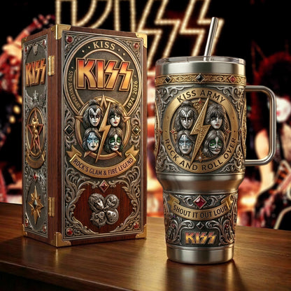 Kss Rock and Roll Insulated Tumbler 30oz , Kss Tumbler 40oz
