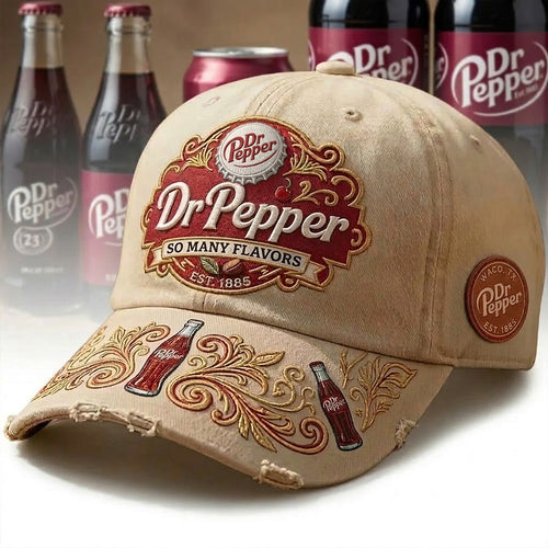 Dr Pepper EST. 1885 Cap , Dr Pepper Luxury Classic Cap