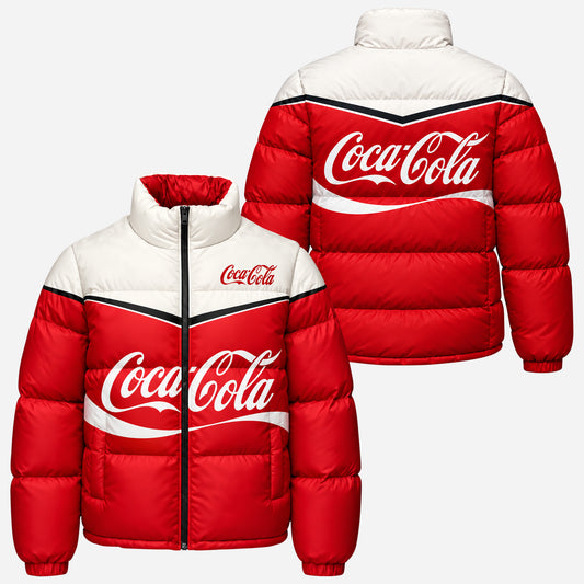 Cola Classic Puffer Jacket , Cola Windproof Puffer Jacket