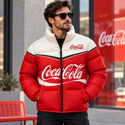 Cola Classic Puffer Jacket , Cola Windproof Puffer Jacket