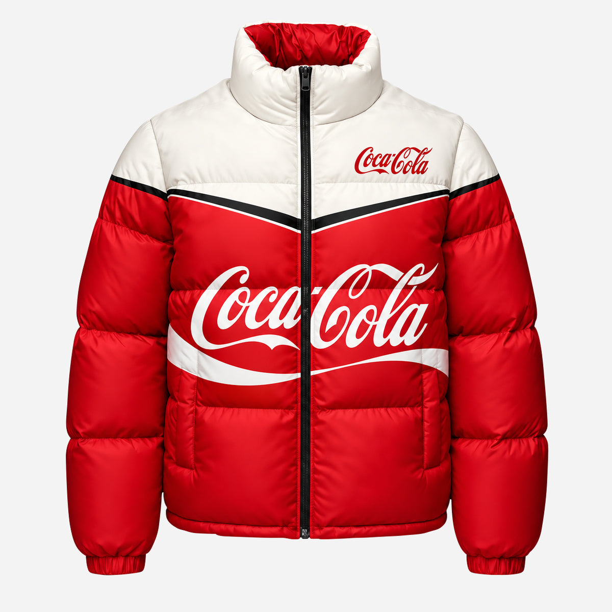 Cola Classic Puffer Jacket , Cola Windproof Puffer Jacket