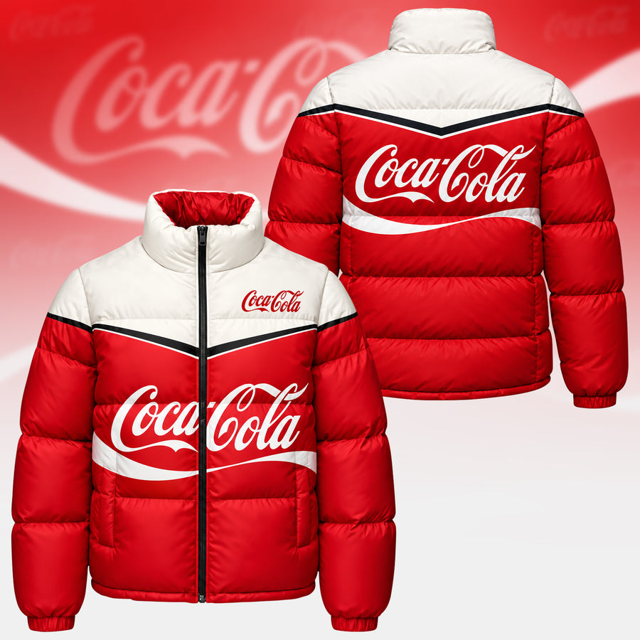 Cola Classic Puffer Jacket , Cola Windproof Puffer Jacket
