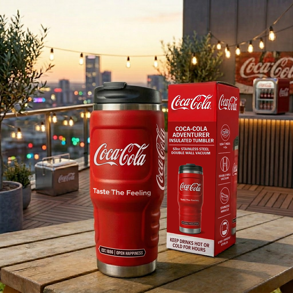 Cola Taste The Feeling Tumbler 30oz V14, Cola Tumbler 40oz