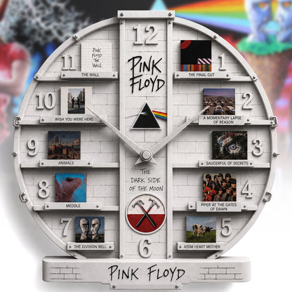 Pnk Flyd Albums Home Decorative 3D Visual Effect Acrylic Wall Clock