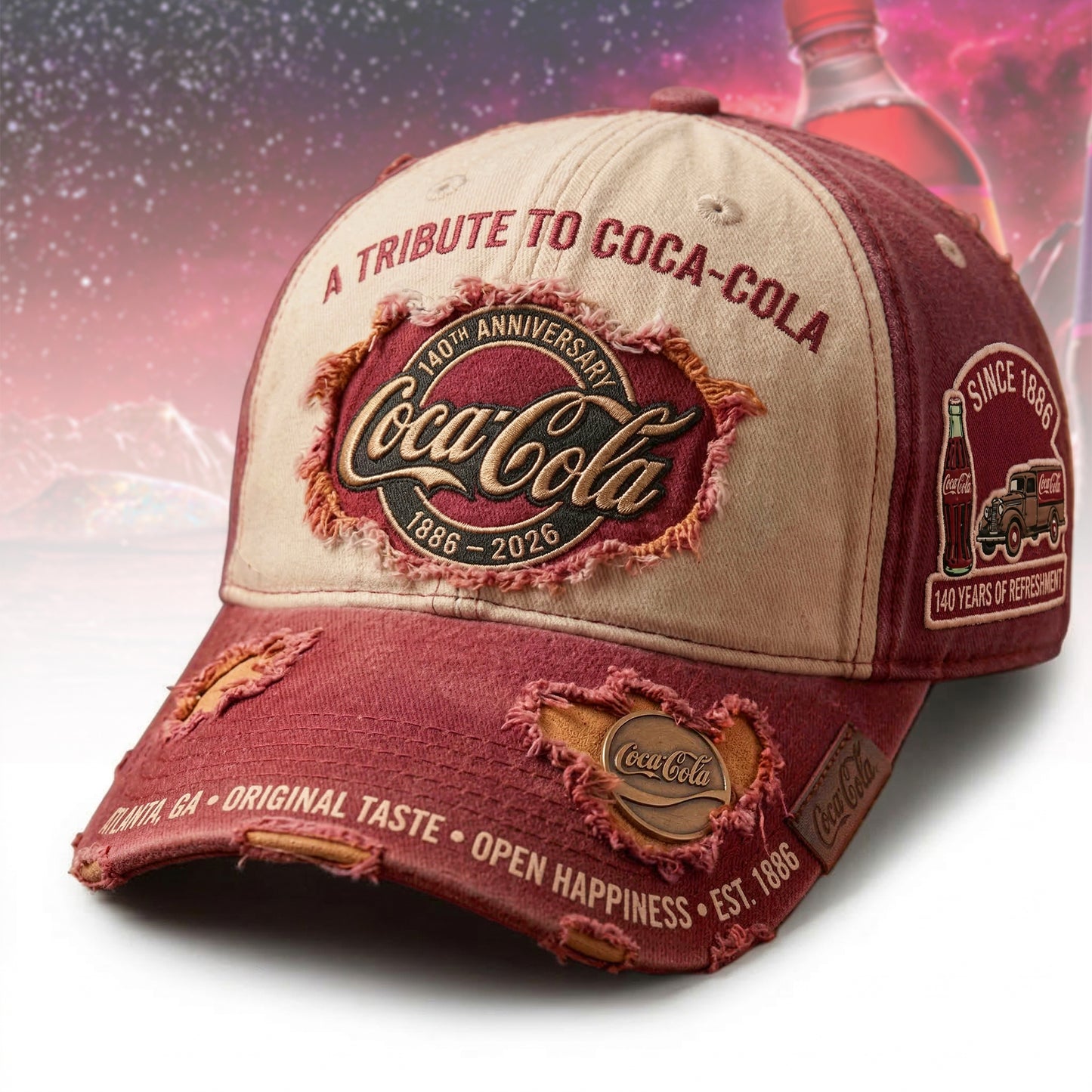 Cola 140th Anniversary Cap V13, Cola Luxury Classic Cap
