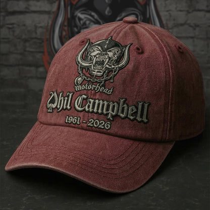 MH Phil Campbell 1961 - 2026 Cap V2, MH Tribute Cap