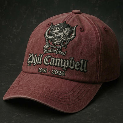 MH Phil Campbell 1961 - 2026 Cap V2, MH Tribute Cap