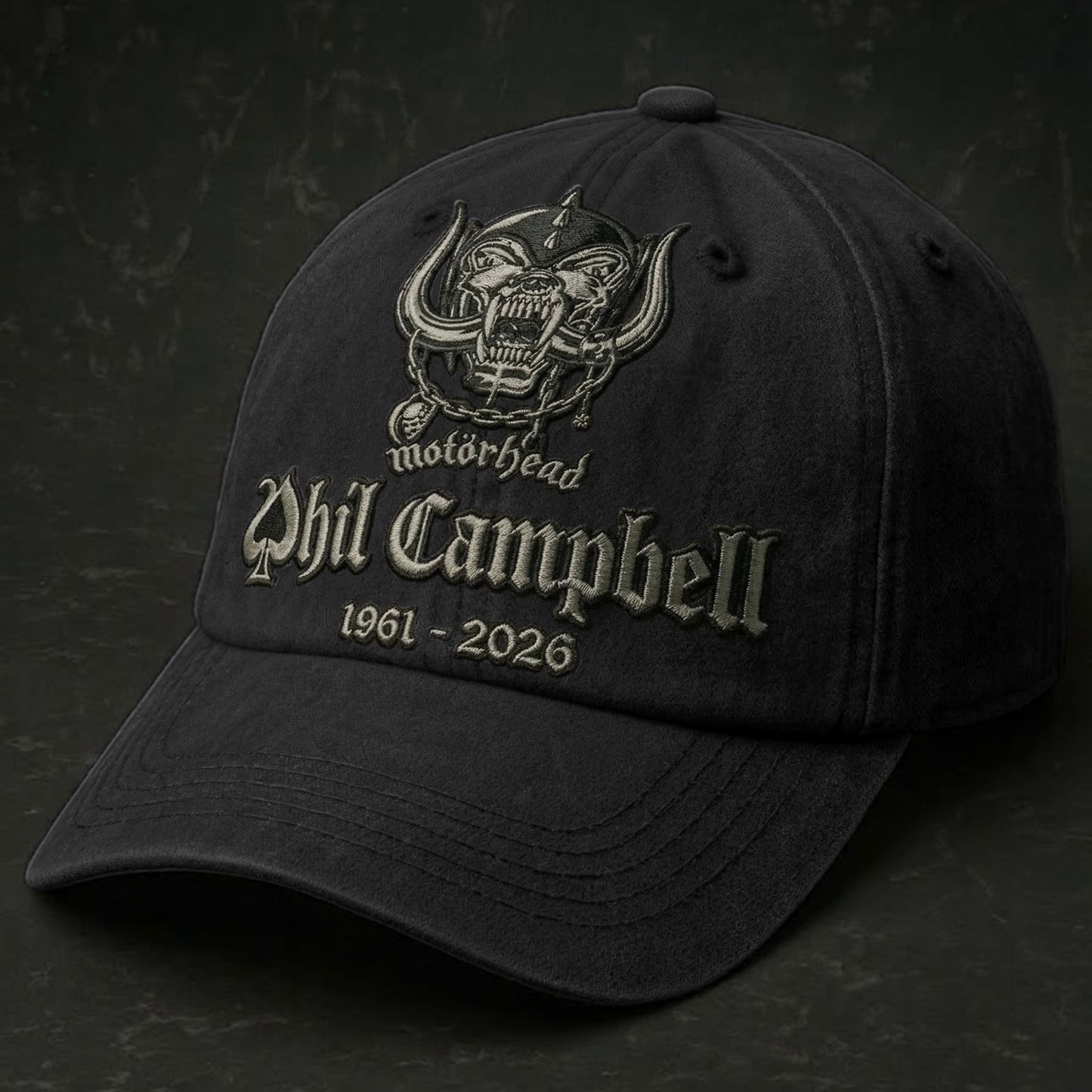 MH Phil Campbell 1961 - 2026 Cap V2, MH Tribute Cap