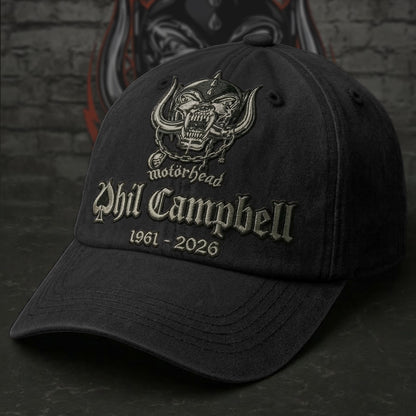 MH Phil Campbell 1961 - 2026 Cap V2, MH Tribute Cap