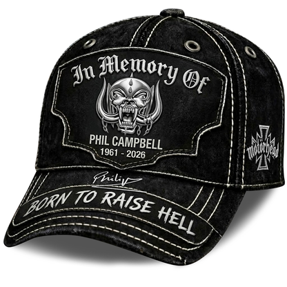 MH Phil Campbell 1961 - 2026 Cap , MH Tribute Cap