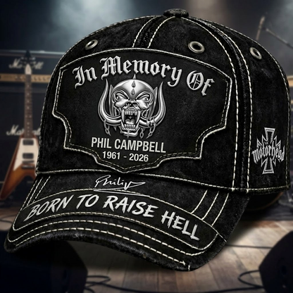 MH Phil Campbell 1961 - 2026 Cap , MH Tribute Cap