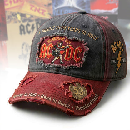 AC 53 Years Of Rock Cap V3, AC Vintage Classic Cap