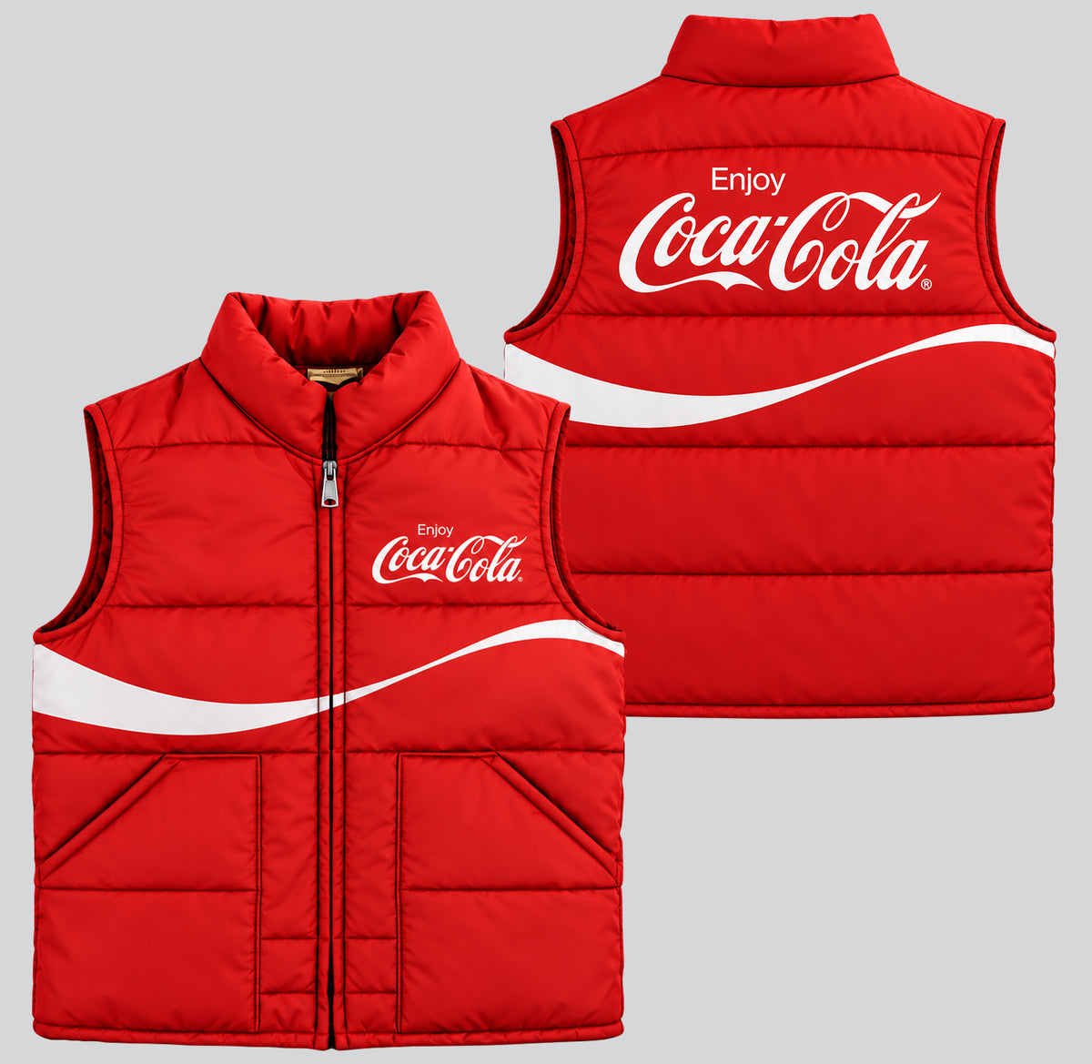 Cola Classic Sleeveless Windproof Puffer Jacket V2