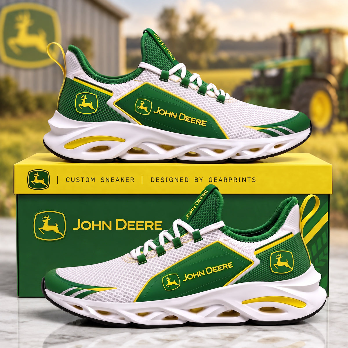 J.Deere Tractor Heritage Chunky Custom Sneaker