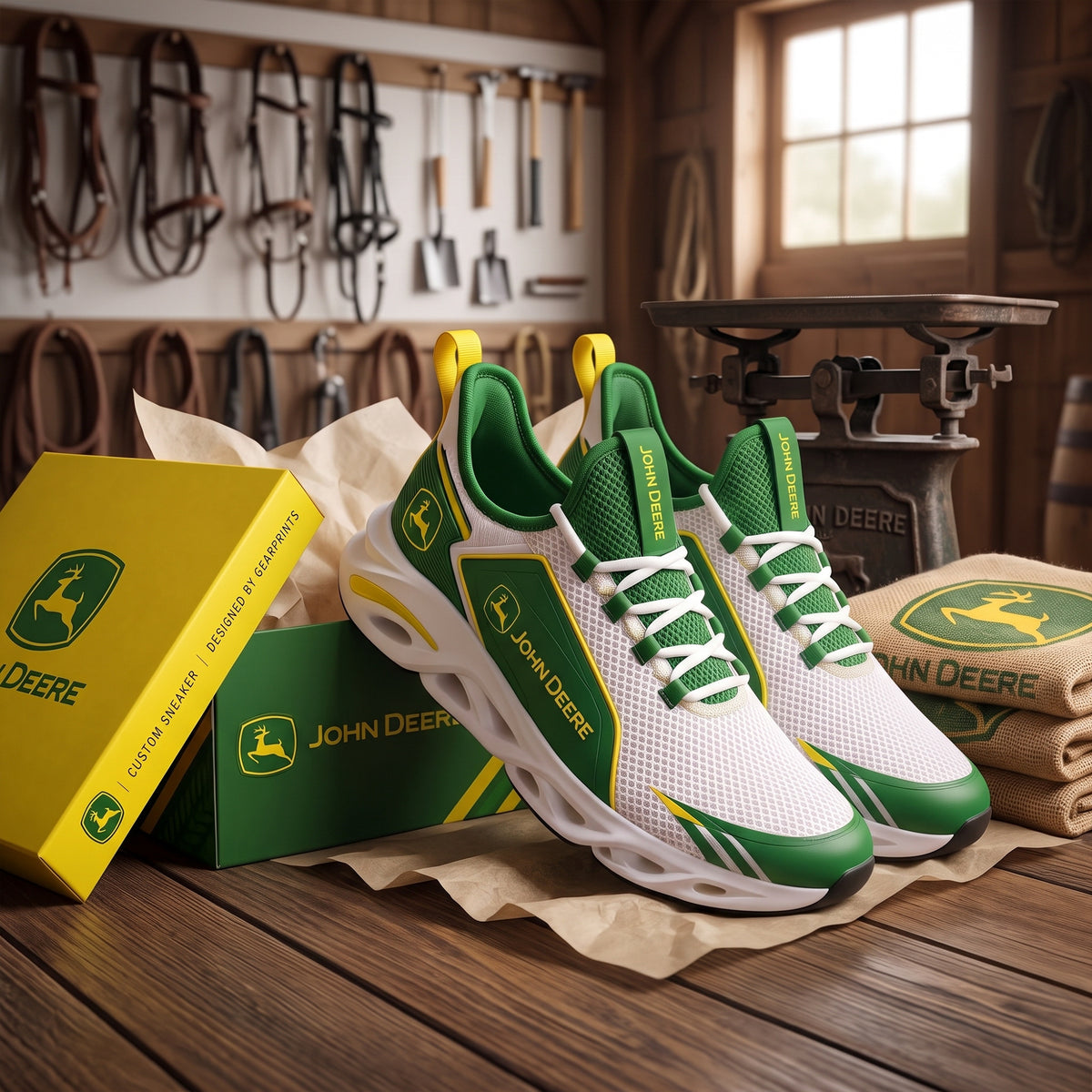 J.Deere Tractor Heritage Chunky Custom Sneaker