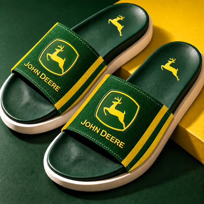 J.Deere Tractor Custom Leather Sandals