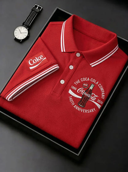 Cola 140th Anniversary Polo V4 , Cola Shirt , Cola 2026 Shirt