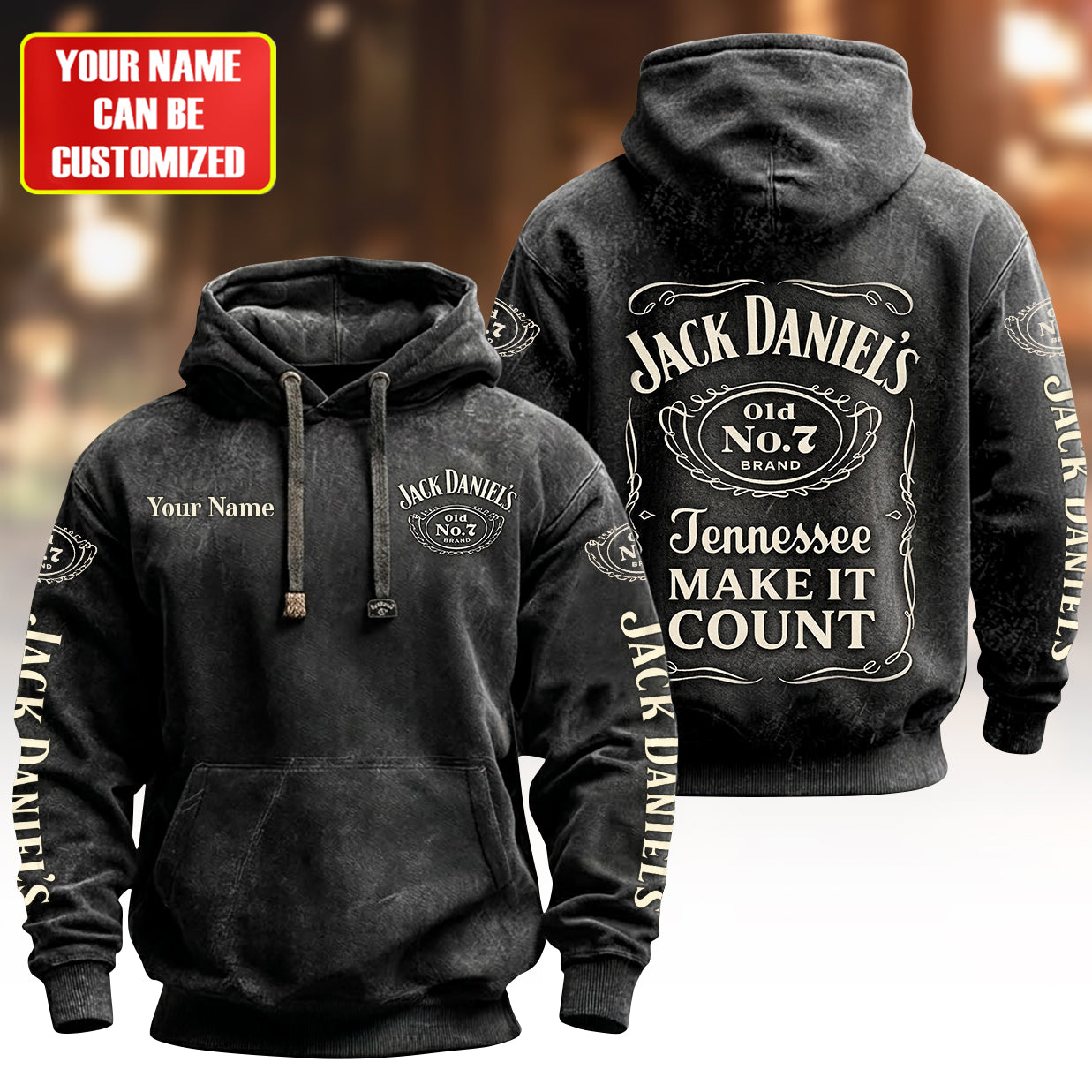 Jack Dani Old No. 7 Brand Hoodie V4