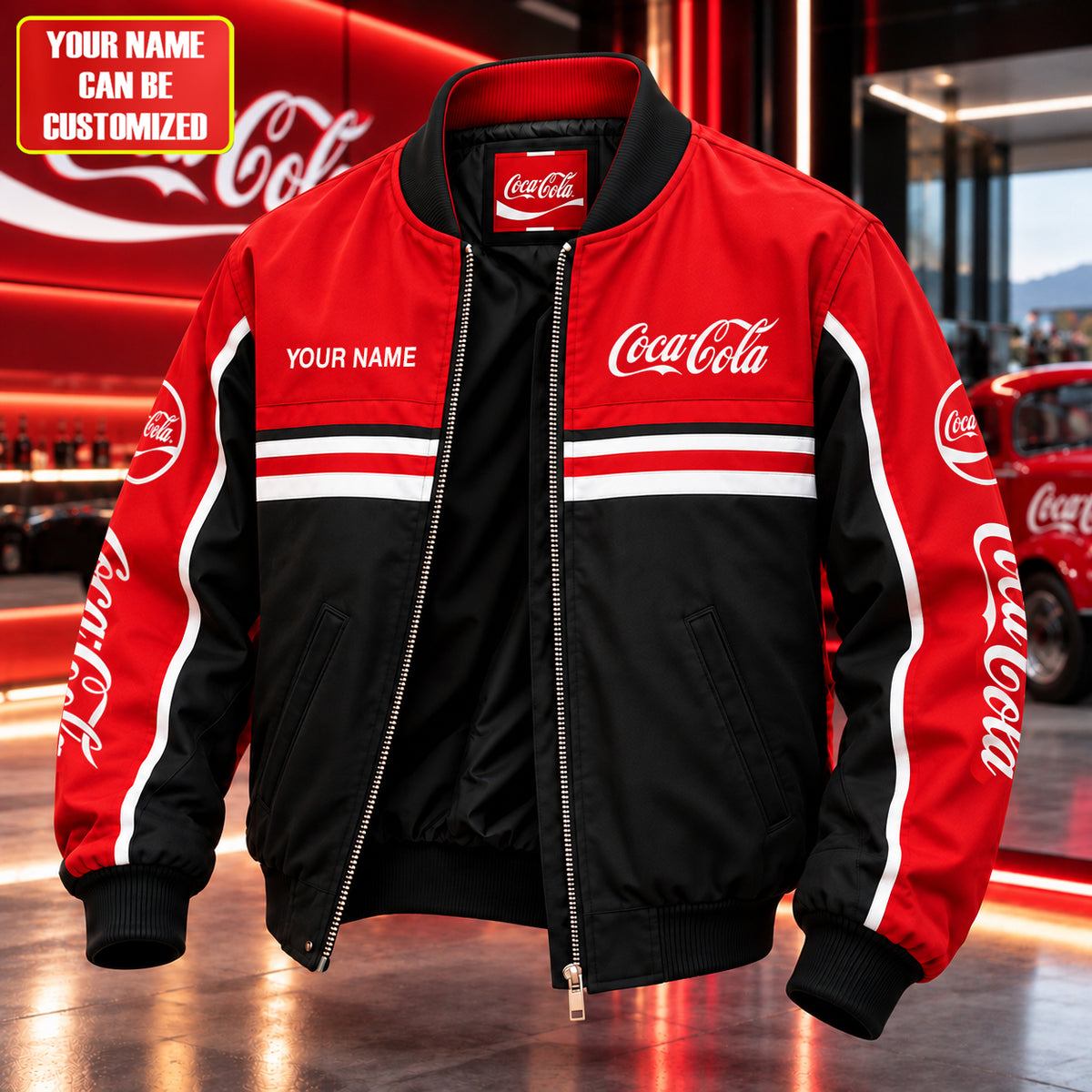 Personalized Cola Classic Bomber Jacket