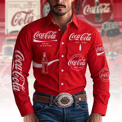 Cola Vintage Western Button-Up Shirt