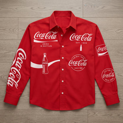 Cola Vintage Western Button-Up Shirt