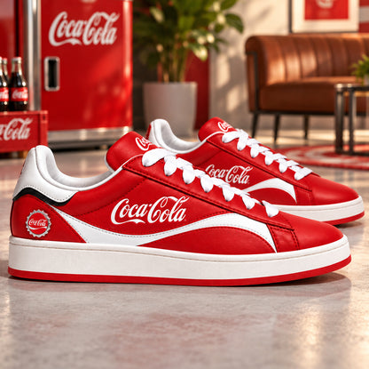 Cola Classic Custom Smith Shoes, Cola Sneakers