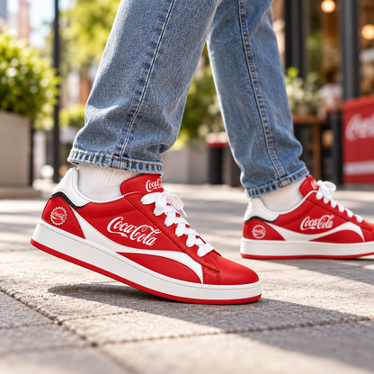Cola Classic Custom Smith Shoes, Cola Sneakers