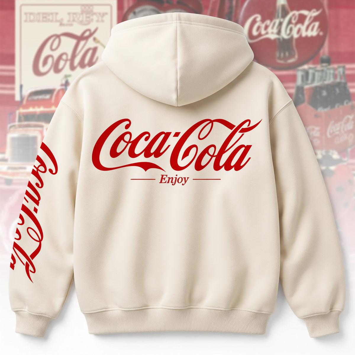 Cola Classic Zip Hoodie , Cola Zip Hoodie