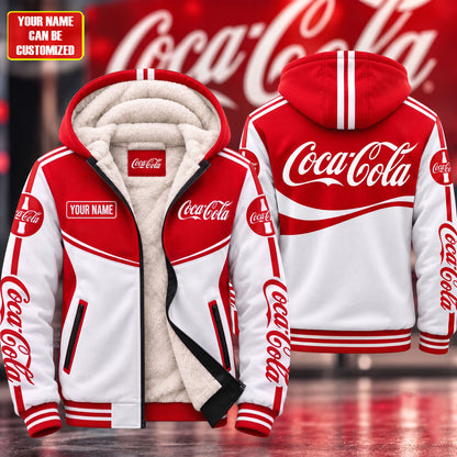 Cola Classic Fleece Jacket , Cola Fleece Inside Jacket
