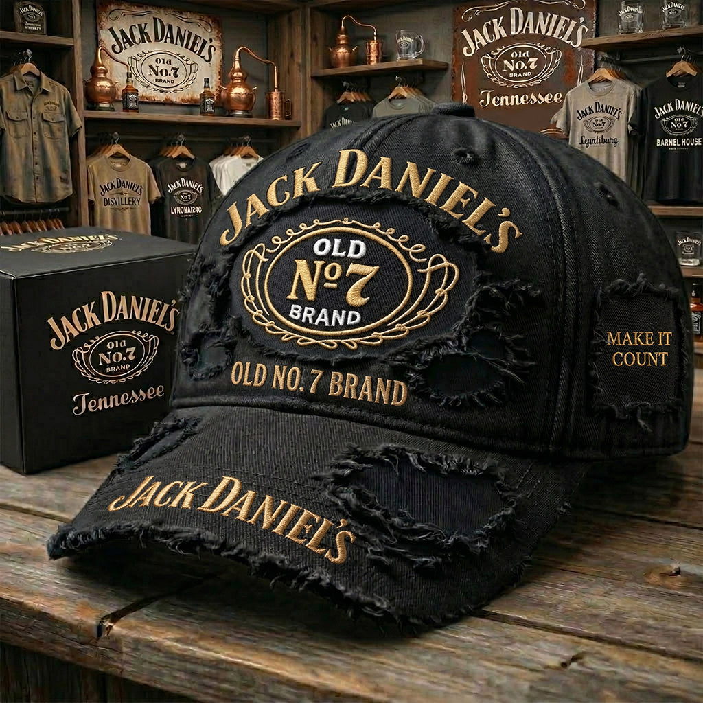 Jack Dani Old No.7 Brand Cap V15, Jack Dani Vintage Classic Cap