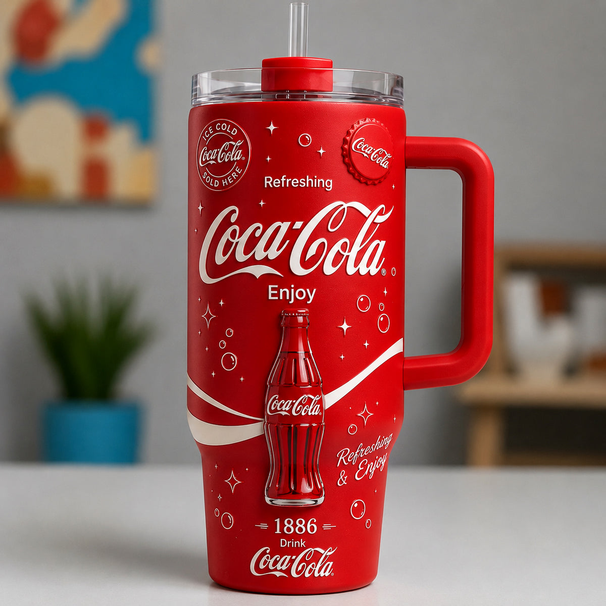 Cola EST. 1886 Insulated Tumbler 30oz V28, Cola Tumbler 40oz