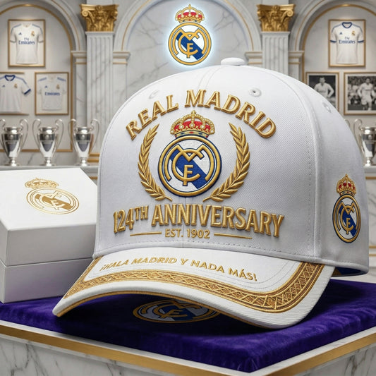Real CF 124th Anniversary Cap , Real CF Luxury Classic Cap