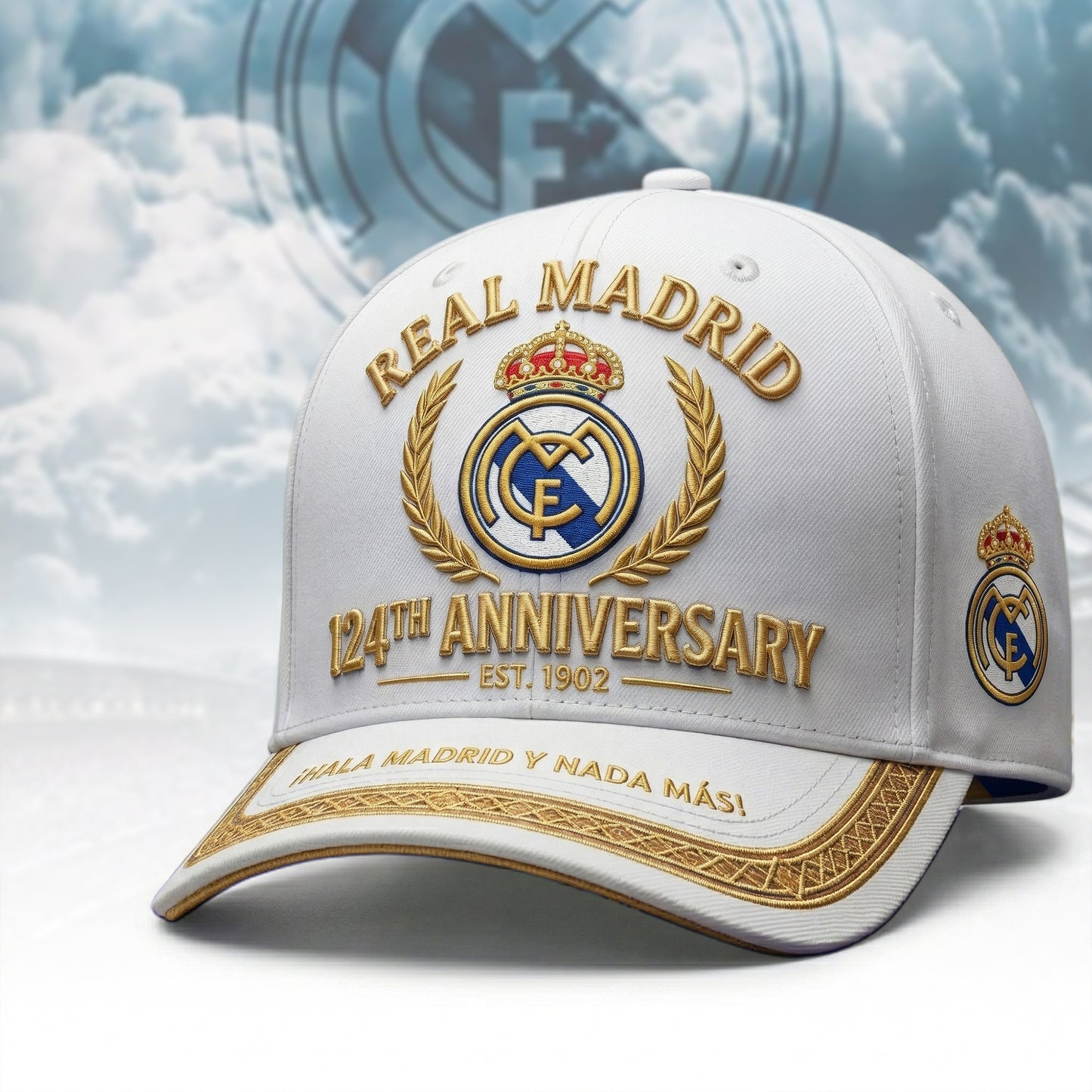 Real CF 124th Anniversary Cap , Real CF Luxury Classic Cap