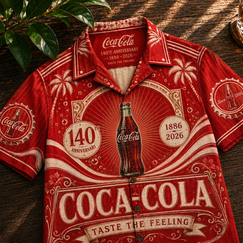 Cola 140th Anniversary Hawaii Shirt Beach Short V9